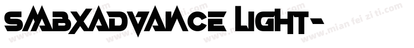 SMBxAdvance Light字体转换